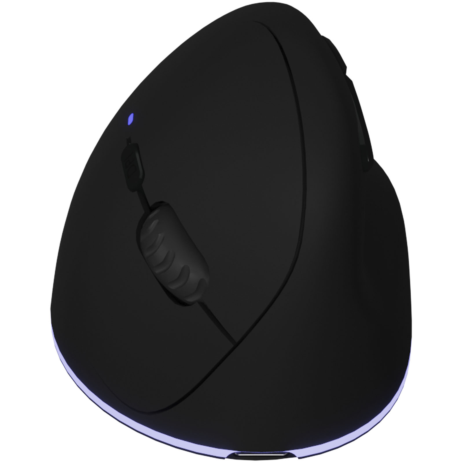 Souris sans fil rechargeable avec traitement antibactérien et logo lumineux - Bournand