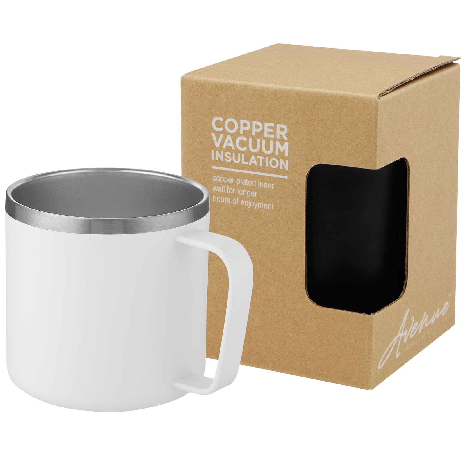 Mug en acier inoxydable Nordre à double paroi isolée sous vide en cuivre