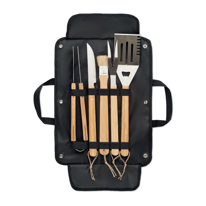 5 outils BBQ dans une pochette