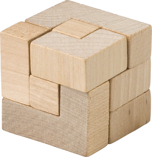 Houten Kubus Puzzel - Beringen