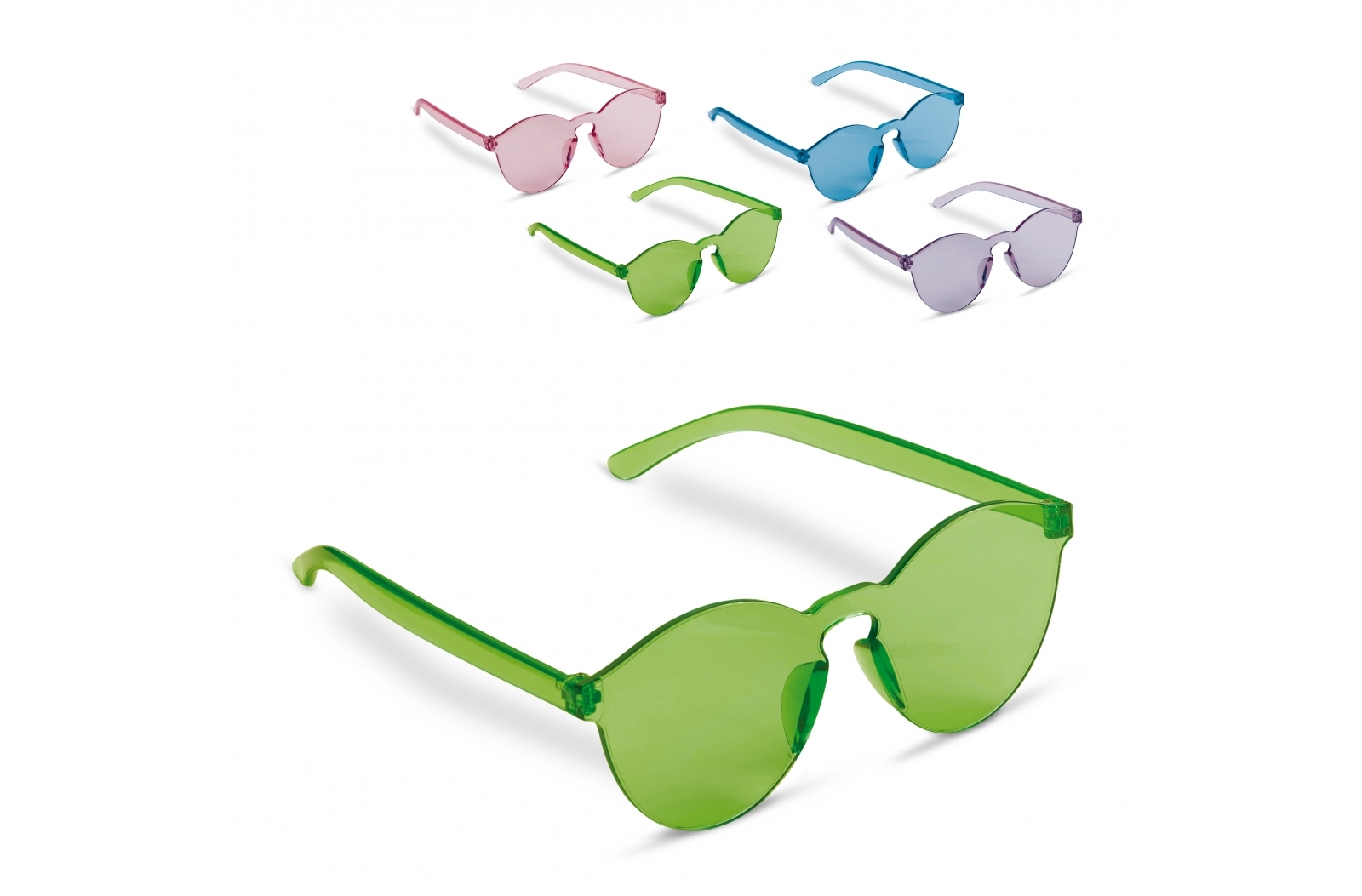 Lunettes de soleil de style rétro en tons pastel avec filtre UV400 - Manderen