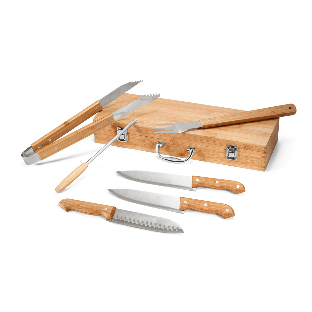 Bamboe Barbecue Set - Houthulst