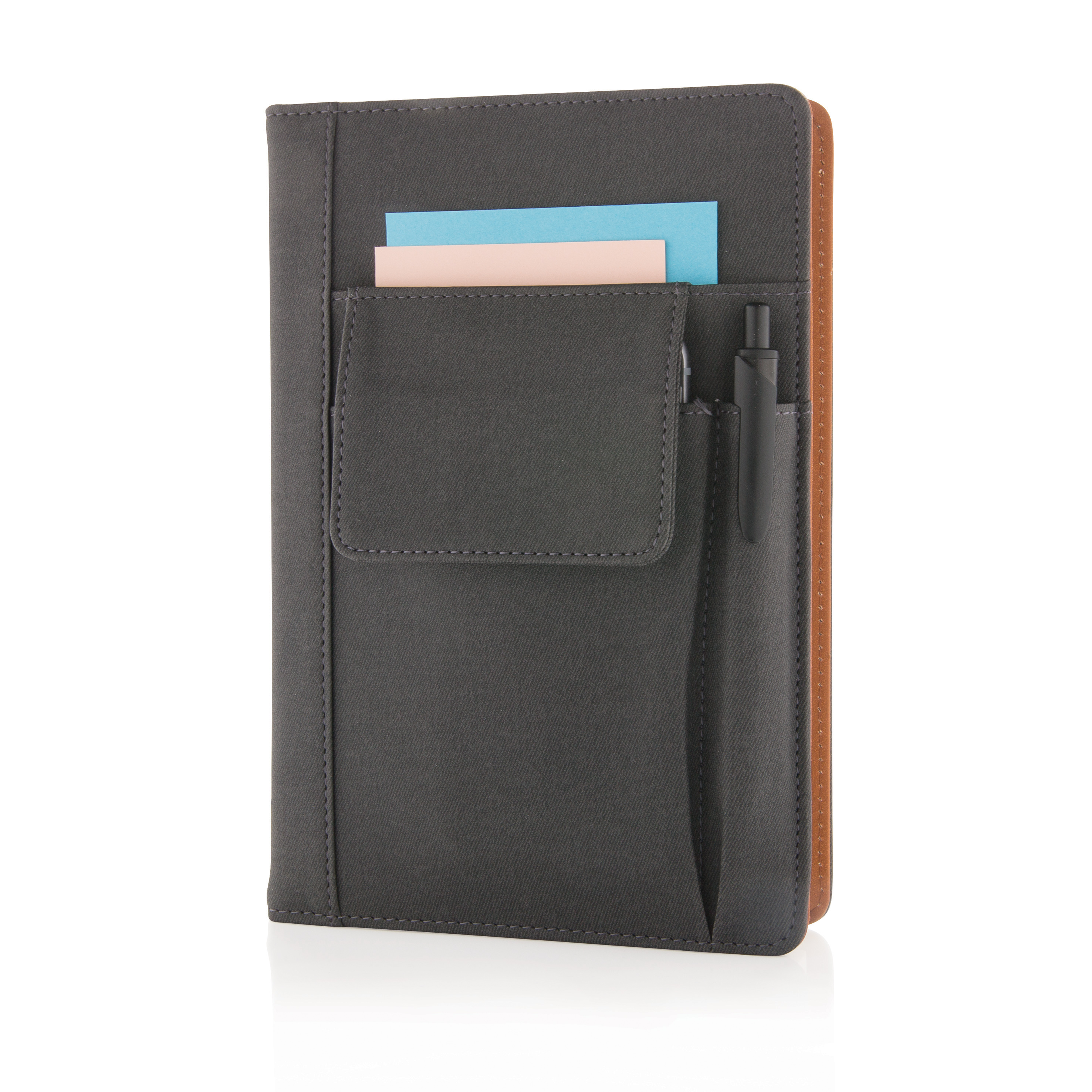 Carnet de notes personnalisé avec pochette pour téléphone - Nassau - Zaprinta Belgique