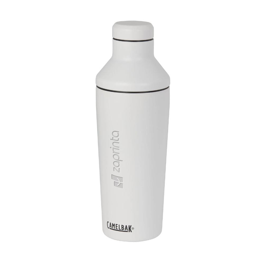 Shaker à cocktail CamelBak® Horizon de 600 ml avec isolation sous vide - Blanc