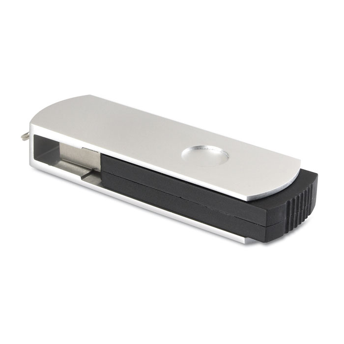 Clé USB rotative en aluminium - Champrond - Zaprinta Belgique