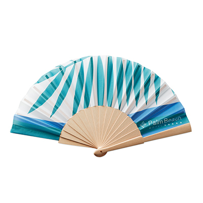 Wooden hand fan