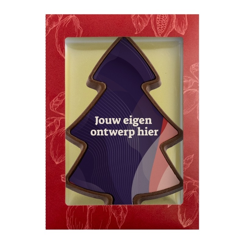 Sapin de Noël Chocolat Personnalisé - Gironde-sur-Dropt - Zaprinta Belgique