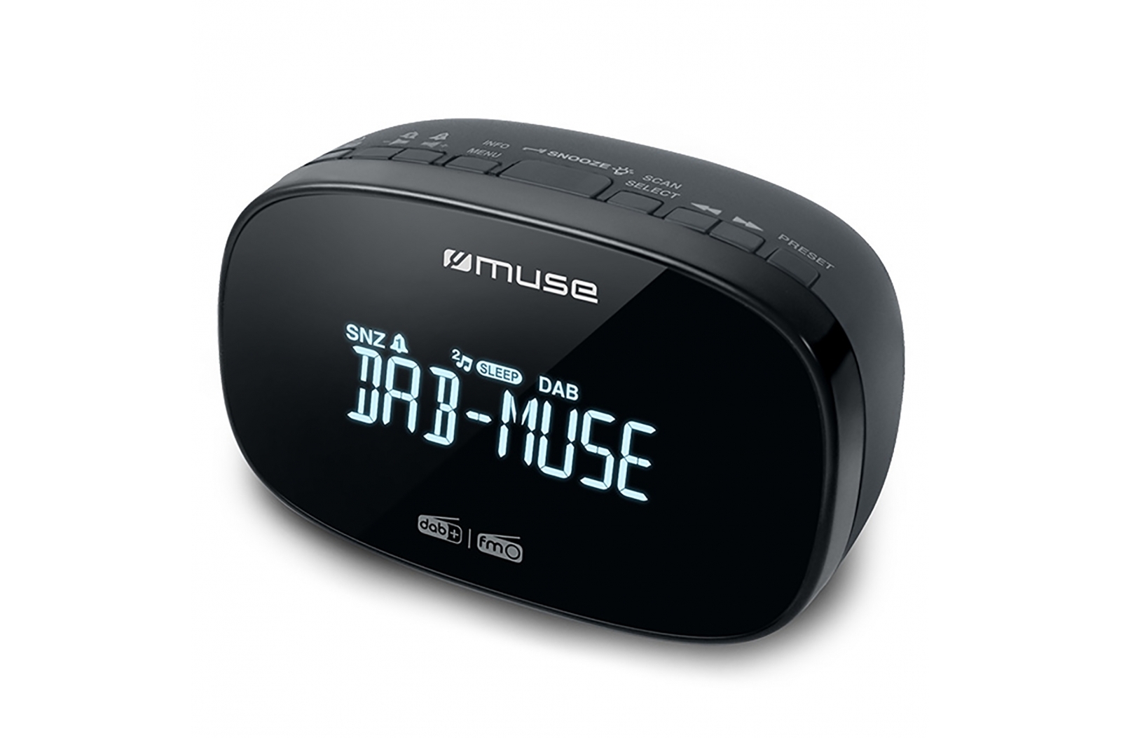 M-150 CDB | Radio-réveil Muse DAB+ - Zaprinta Belgique