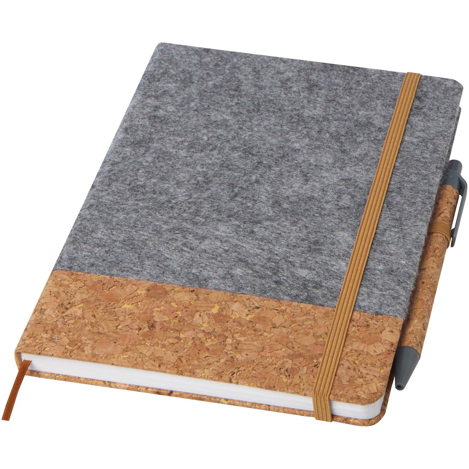 EcoScribe A5 hardcover notebook met pen - Roosdaal