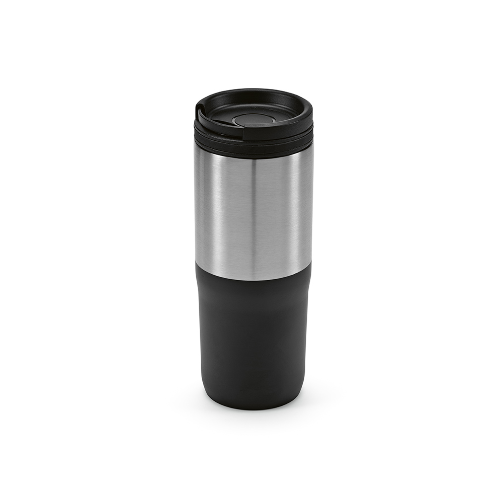 Tasse de Voyage Recyclée en Acier Inoxydable 600 ml - Carnac - Zaprinta Belgique