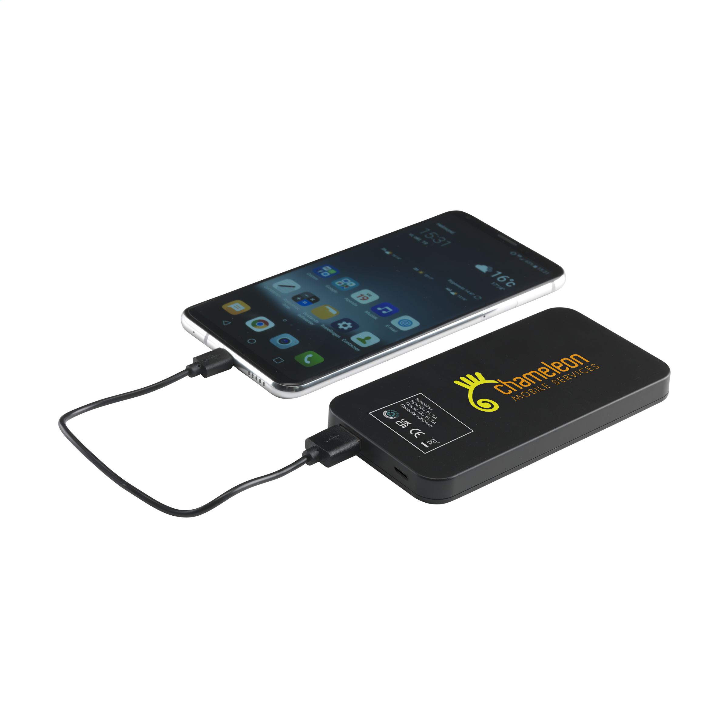 Zonnelader Powerbank 4000 - Schelle