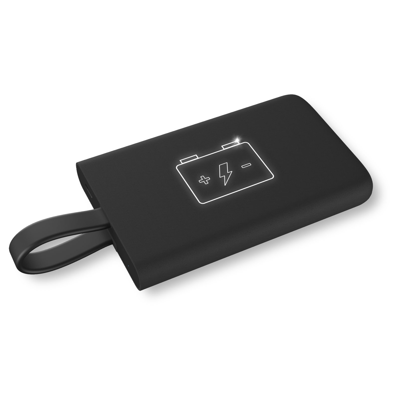 Lichtgevende Mini Powerbank 1000 mAh - Kampenhout