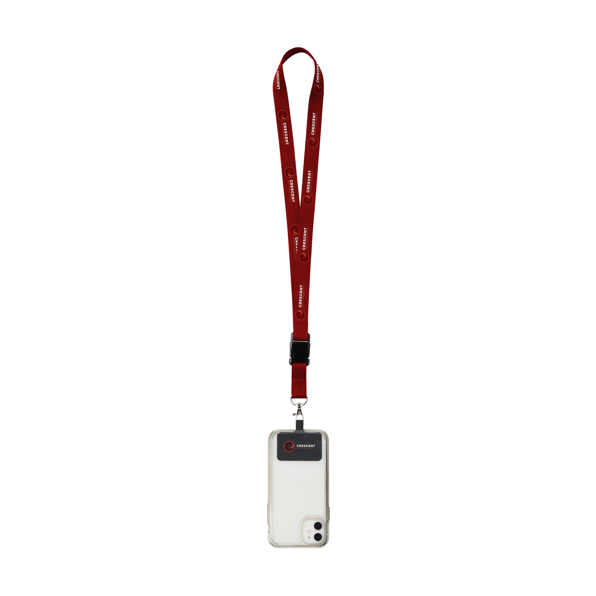 Herbruikbare Smartphone Lanyard met Patch - Oosterzele