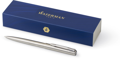 Stylo à bille bleu chrome Waterman Graduate - Chateauneuf-du-Pape - Zaprinta Belgique