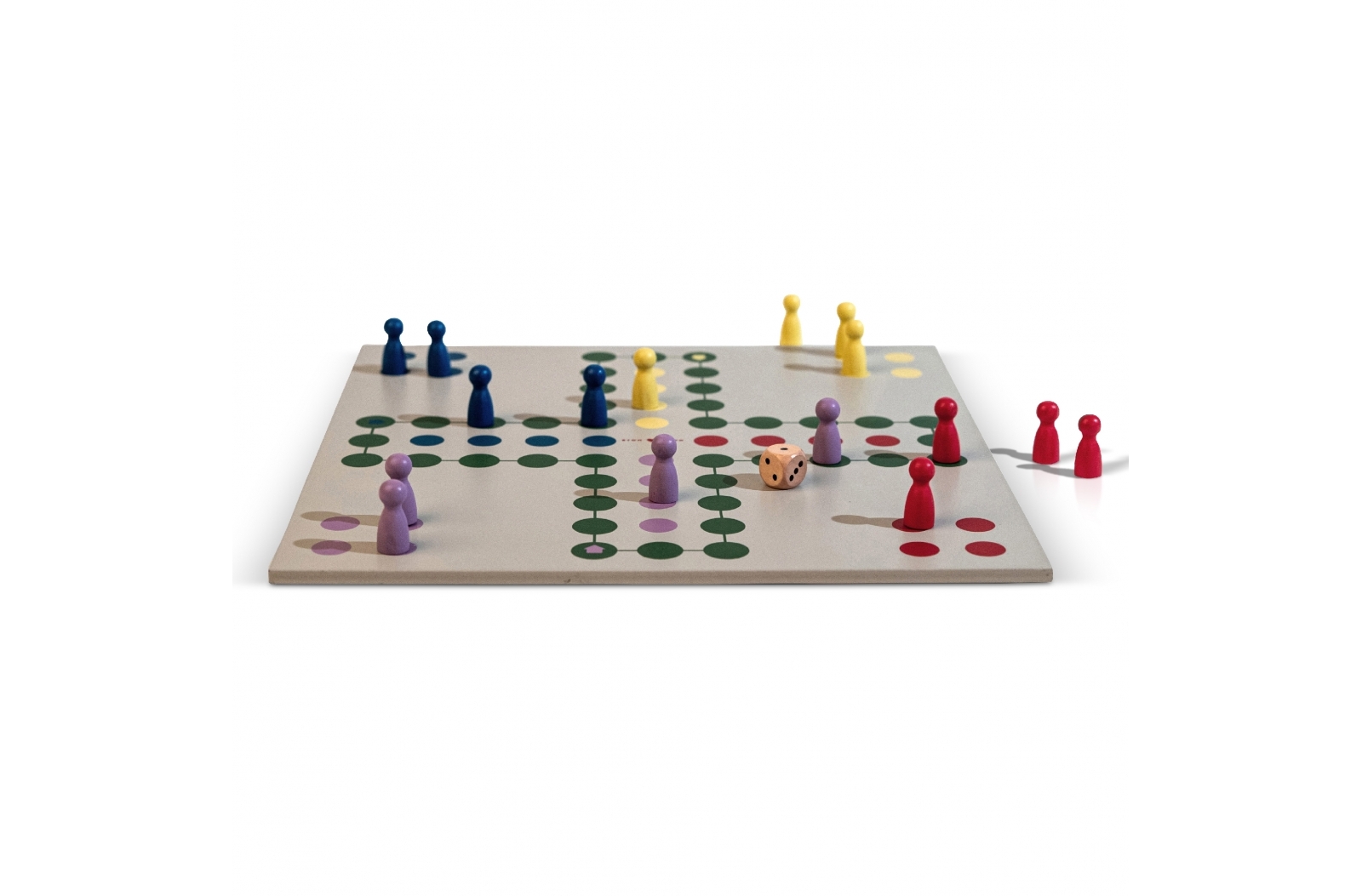 Houten Ludo Spel - Waregem