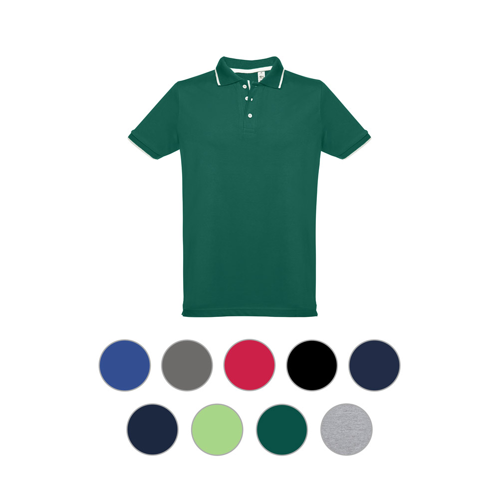 Heren Polo Shirt Contrast Trim - Waarbeke