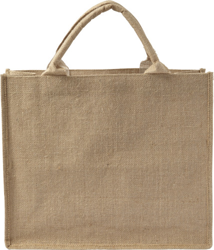 Sac de shopping en jute laminé - Breteuil - Zaprinta Belgique