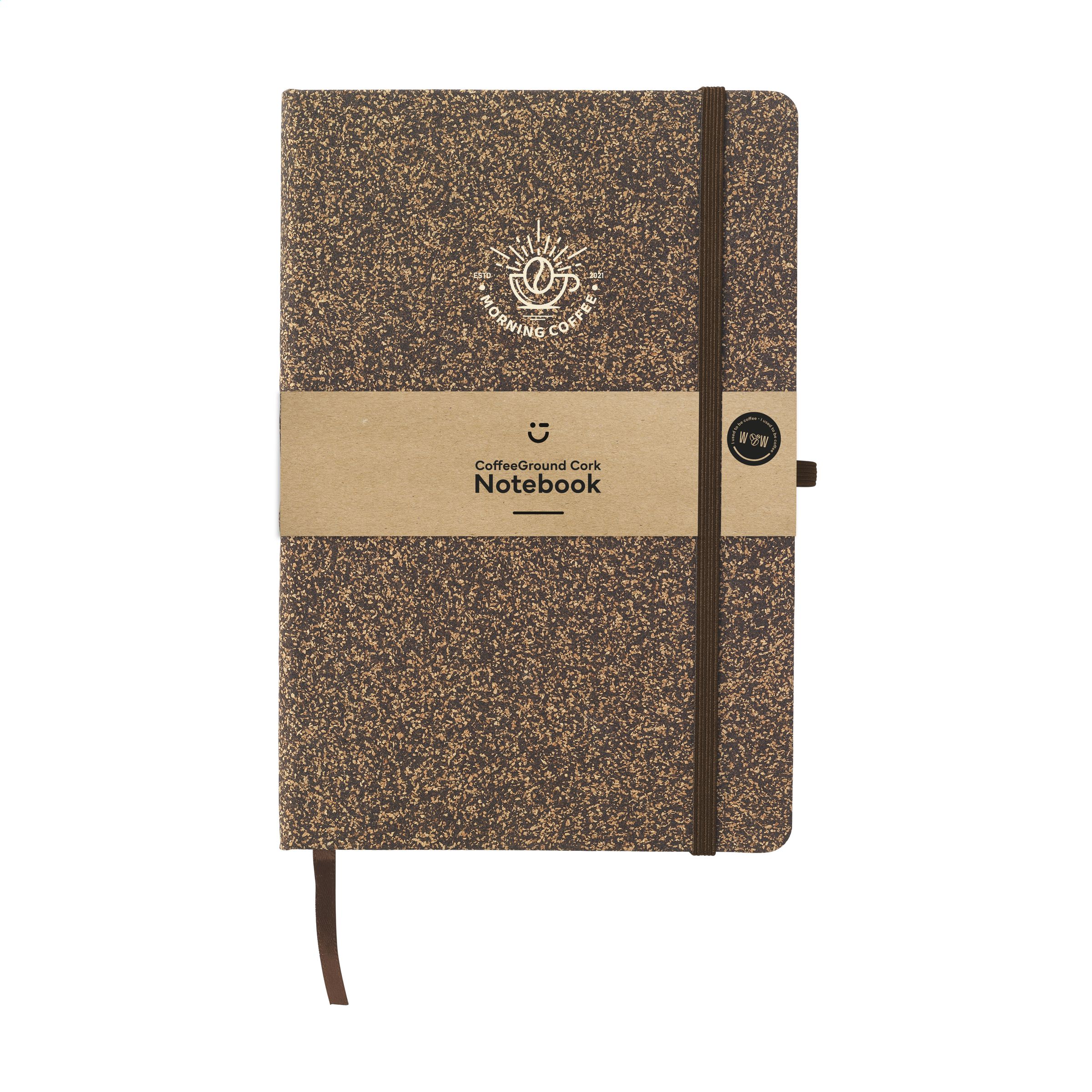 CoffeeGround Cork Notebook A5 bloc-notes