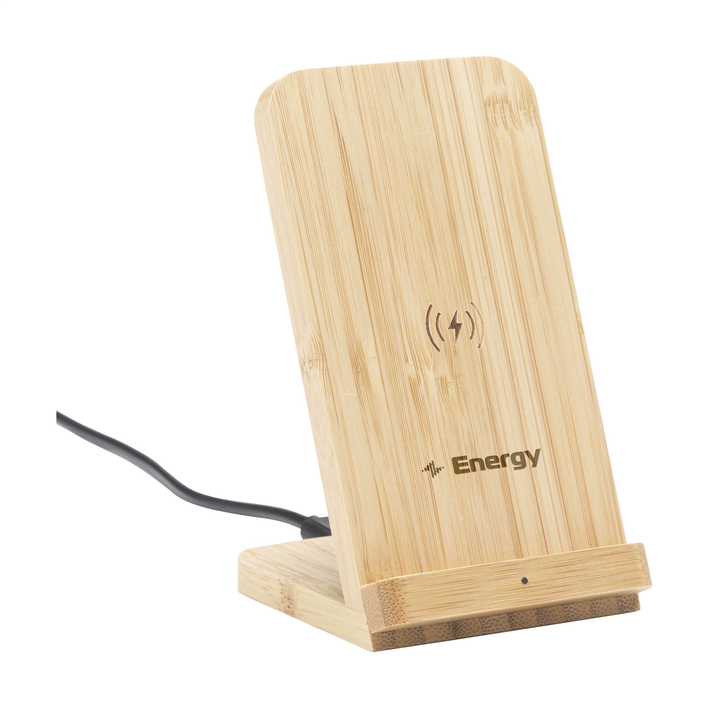 Support de Charge Sans Fil EcoBamboo - Bourgueil - Zaprinta Belgique