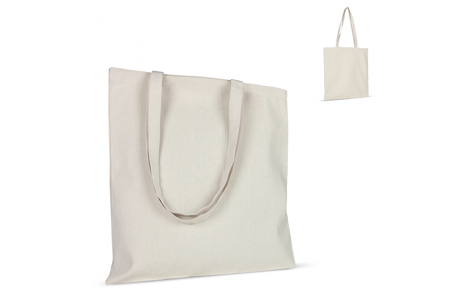 Sac OEKO-TEX® naturel long 220g/m² 38x42 cm - Ramecourt - Zaprinta Belgique