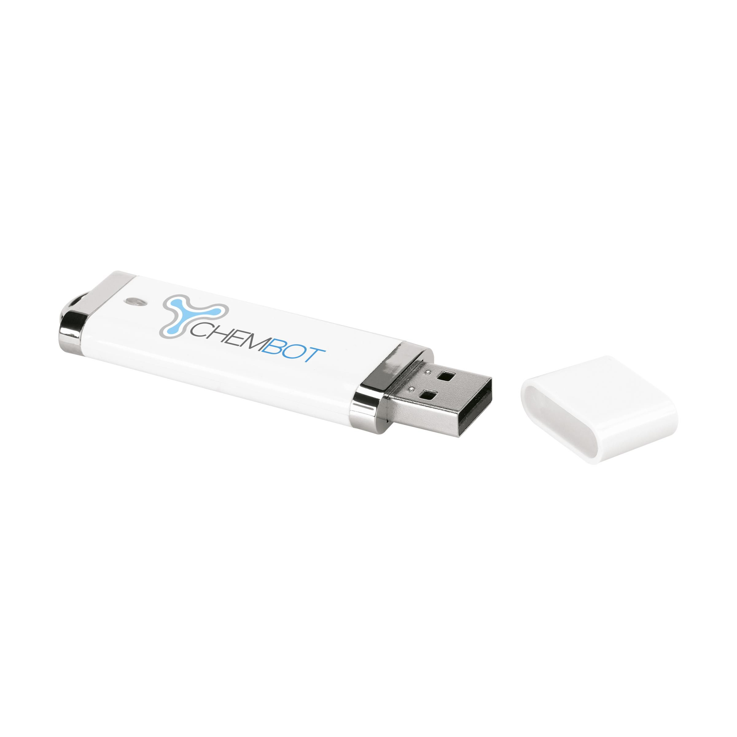 Clé USB (2.0), pour le stockage et le transport pratiques et sécurisés des fichiers. Prête à l'emploi grâce au système pratique 'Plug-and-Play'. Compatible avec Windows, Mac et Linux.Chaque pièce est emballée dans une boîte en carton en standard. Le prix comprend une impression en une couleur sur un côté du produit. Disponible à partir de 100 pièces dans n'importe quelle couleur PMS - Apremont