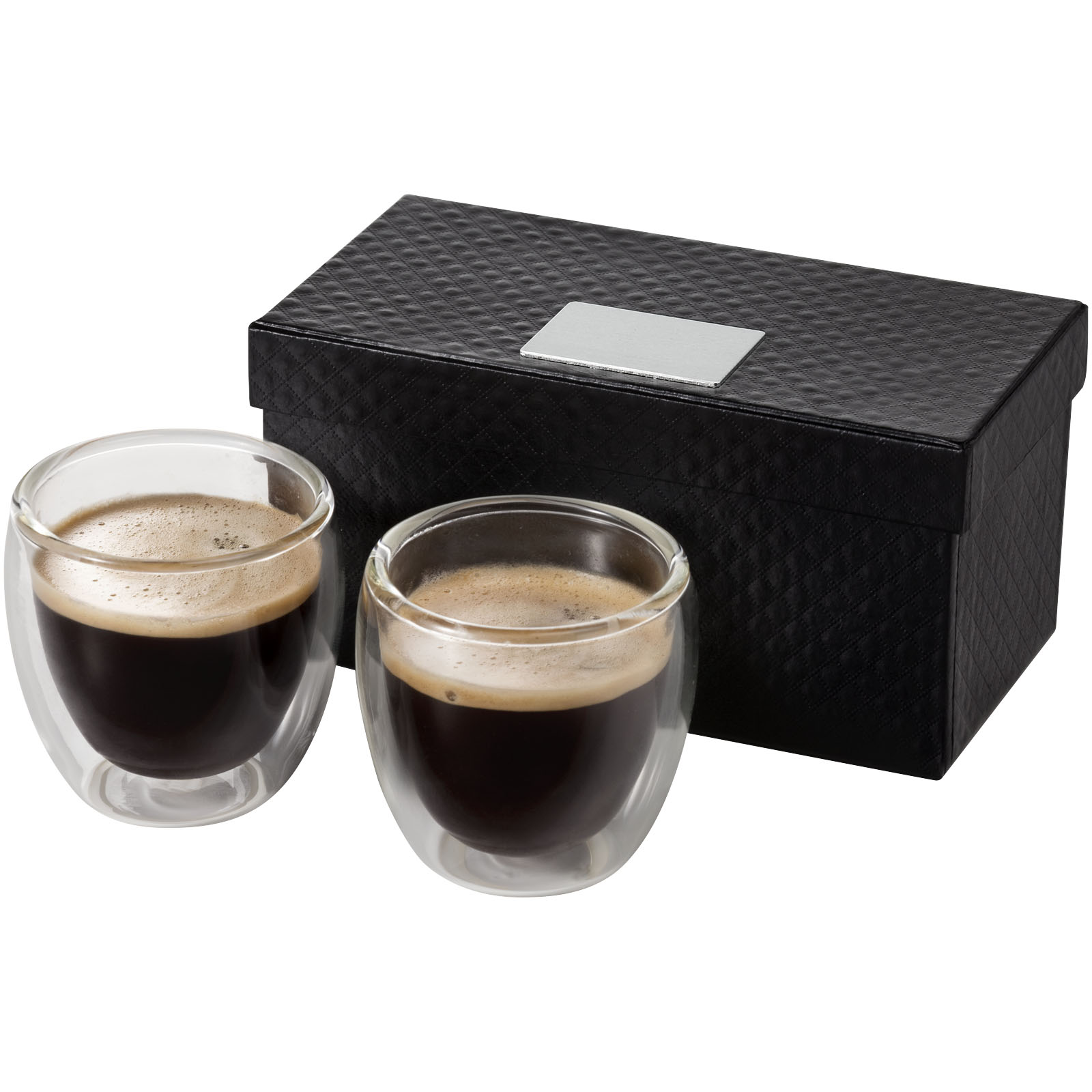 Ensemble de verres à expresso à double paroi de luxe avec boîte cadeau 70ml - Giverny