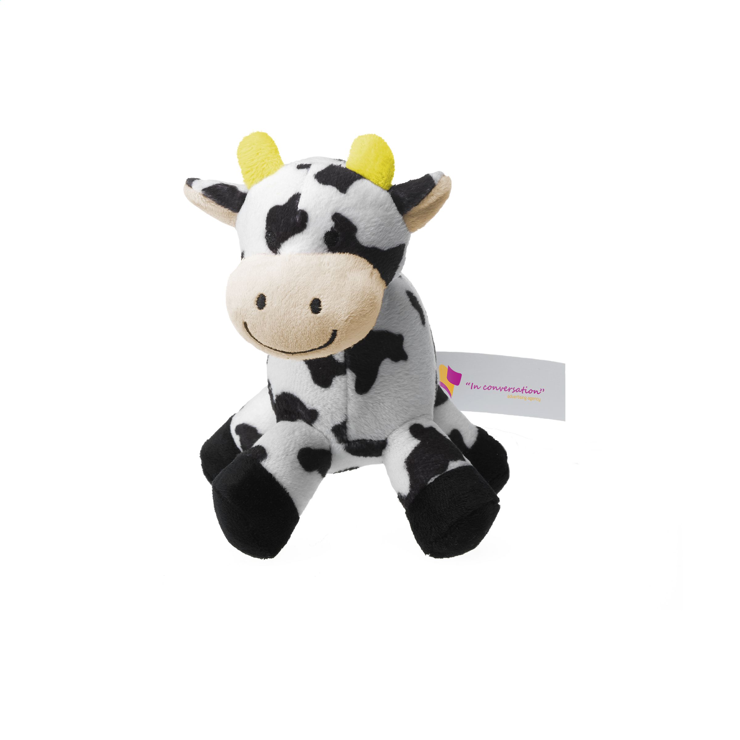 Vache heureuse en peluche super douce - Guern - Zaprinta Belgique