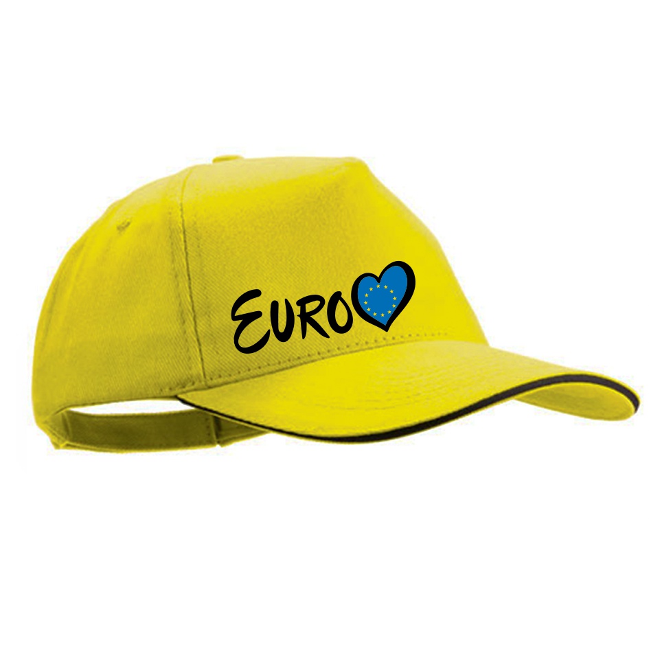 Casquette de baseball personnalisée à 5 panneaux coton peigné - Yanis - Zaprinta Belgique