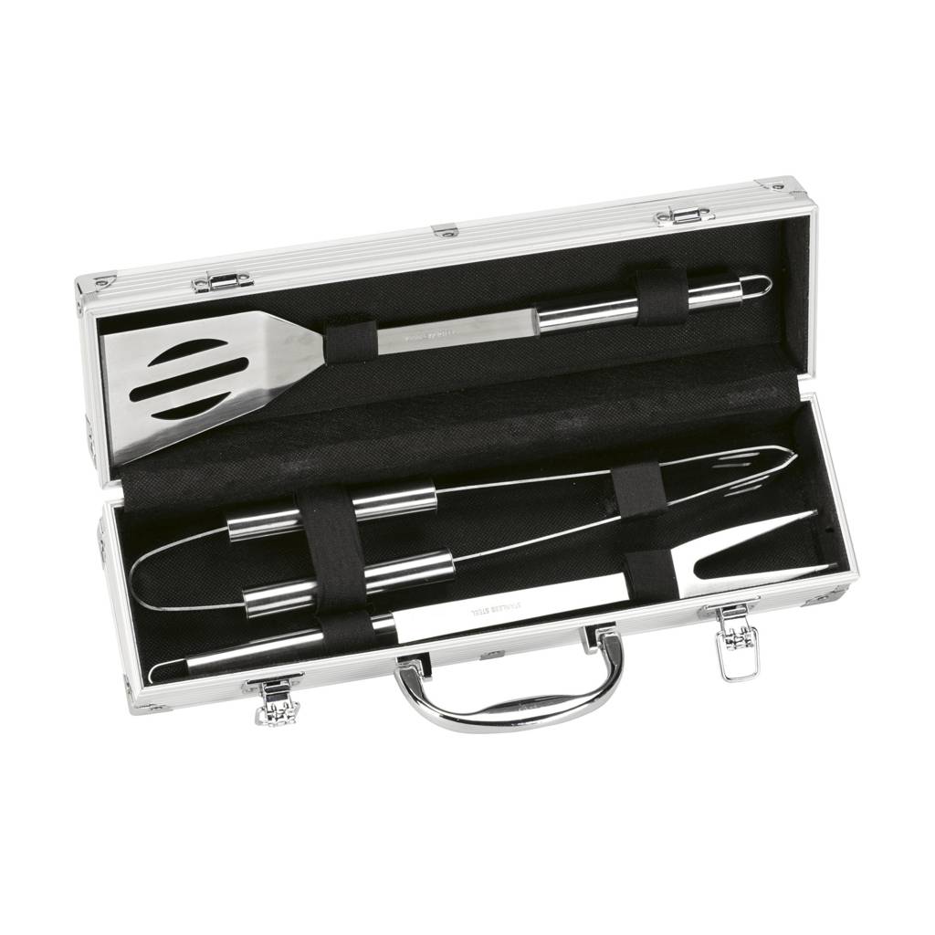 Gegraveerde Barbecue Set - Gistel