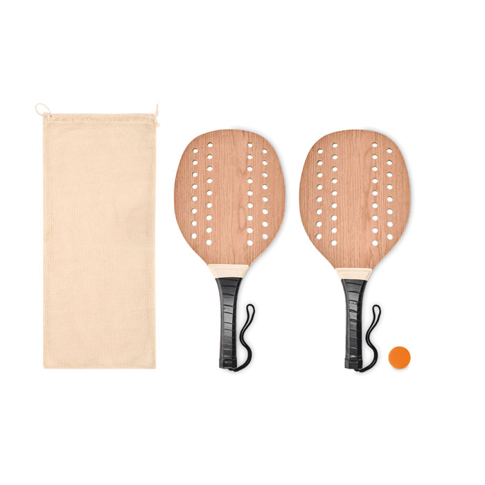 Ensemble de Tennis de Plage en Bois de Rose - Zaprinta Belgique