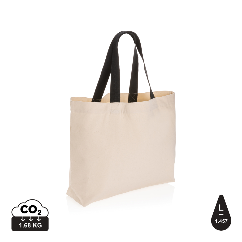 Grote Ongekleurd Canvas Tas - Stroop