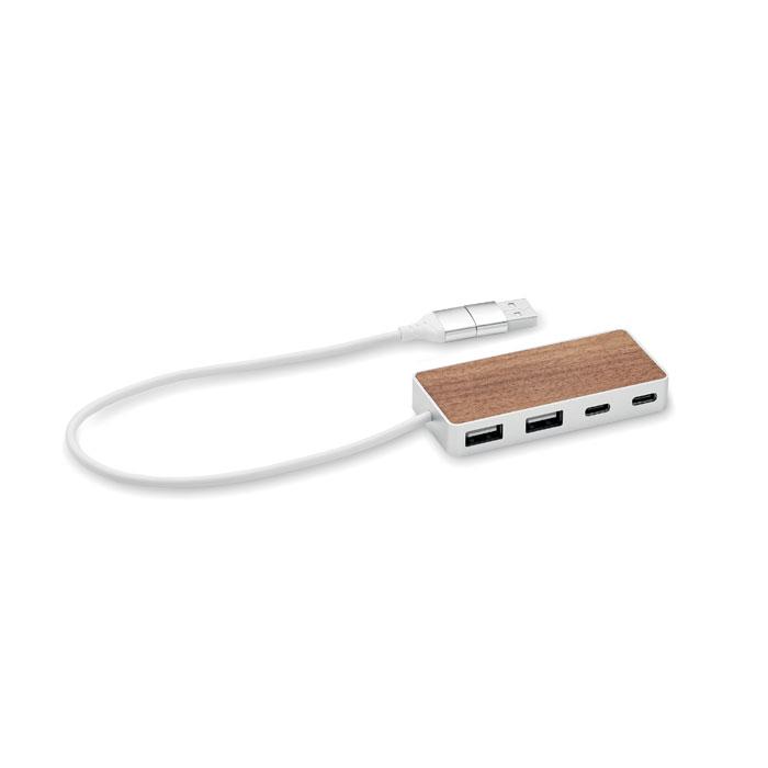 Concentrateur USB en Aluminium Recyclé - Pamplie