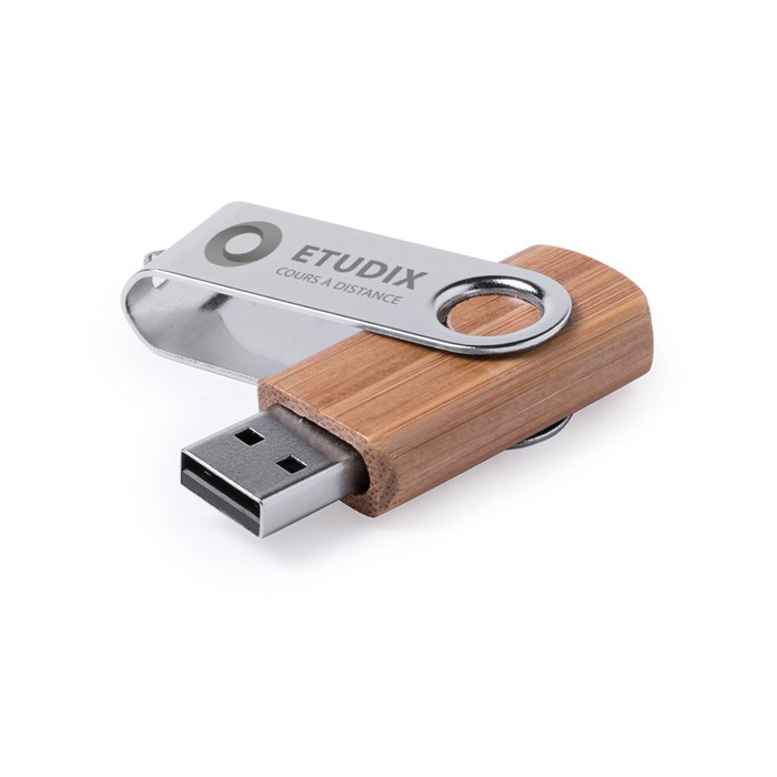 Clé usb en bois personnalisée - Zaprinta Belgique