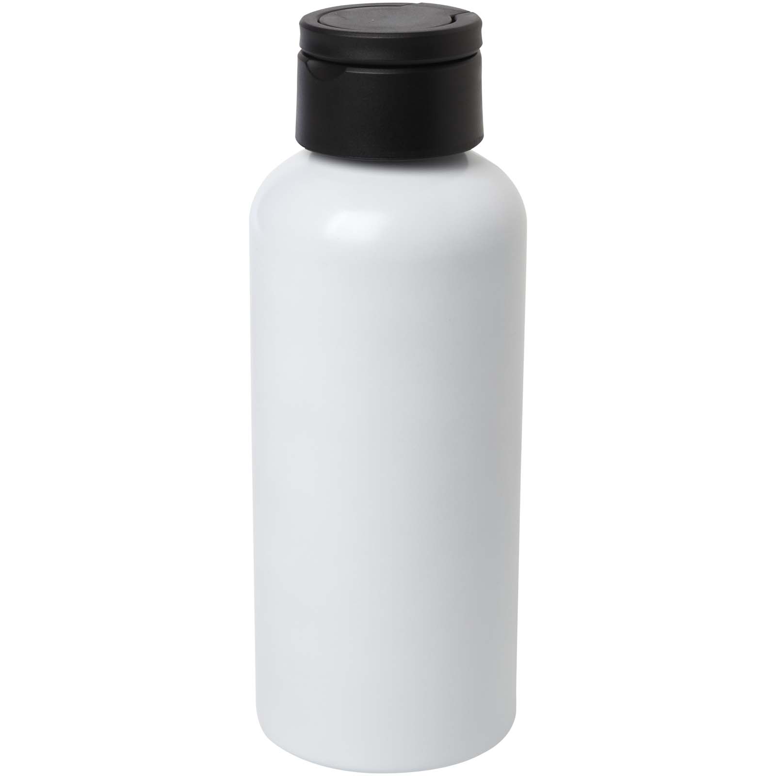 Bouteille d’eau Trinity de 600 ml en aluminium recyclé certifié RCS et couvercle en rPET - Zaprinta Belgique