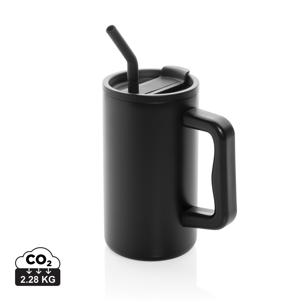 Mug Cube 800ml en acier recyclé certifiée RCS - Zaprinta Belgique