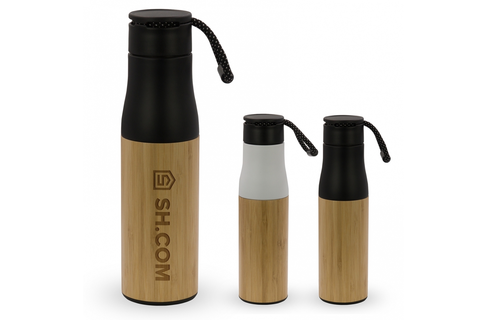 Bamboe Thermosfles met Touw 500ml - Lummen