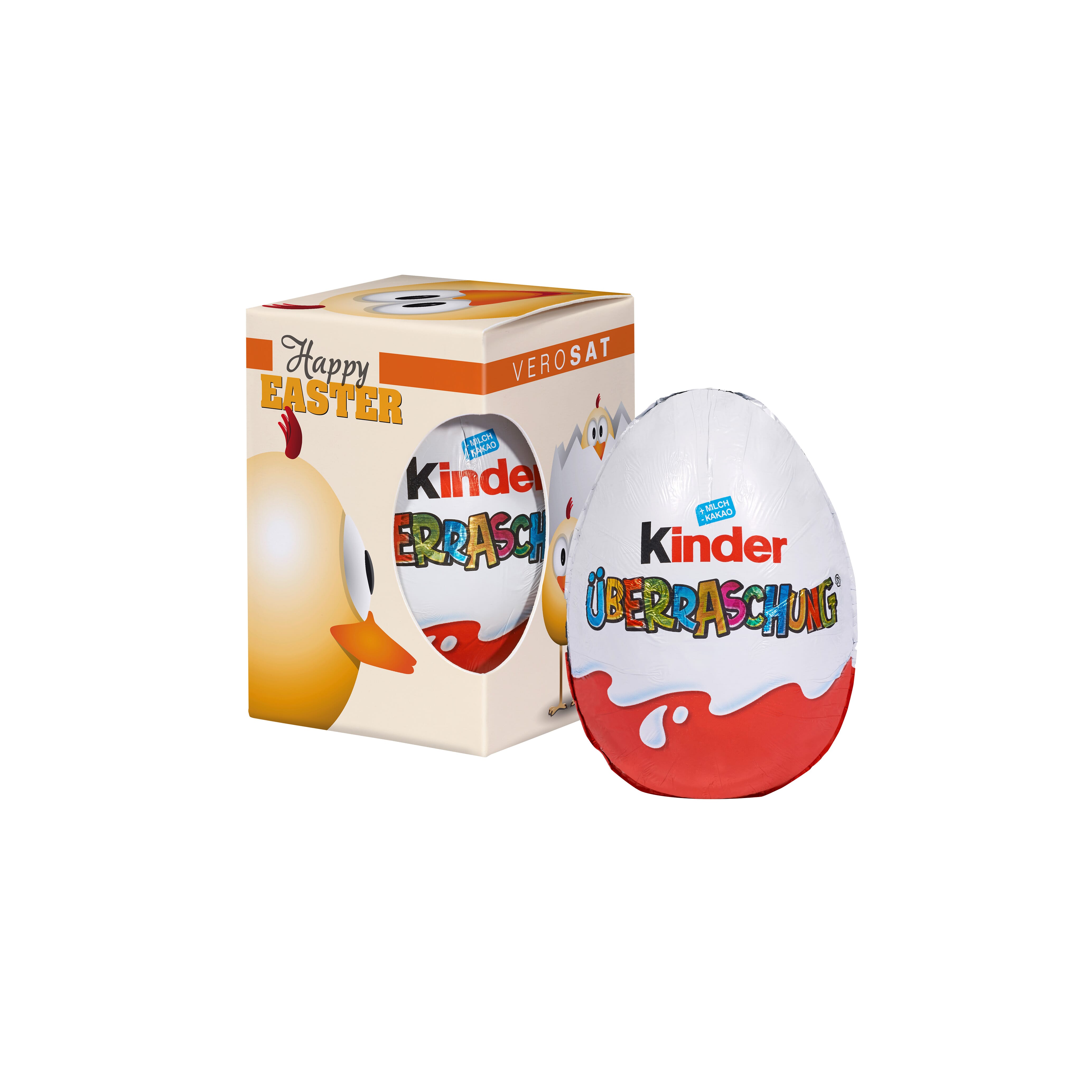 Kinder surprise egg in box