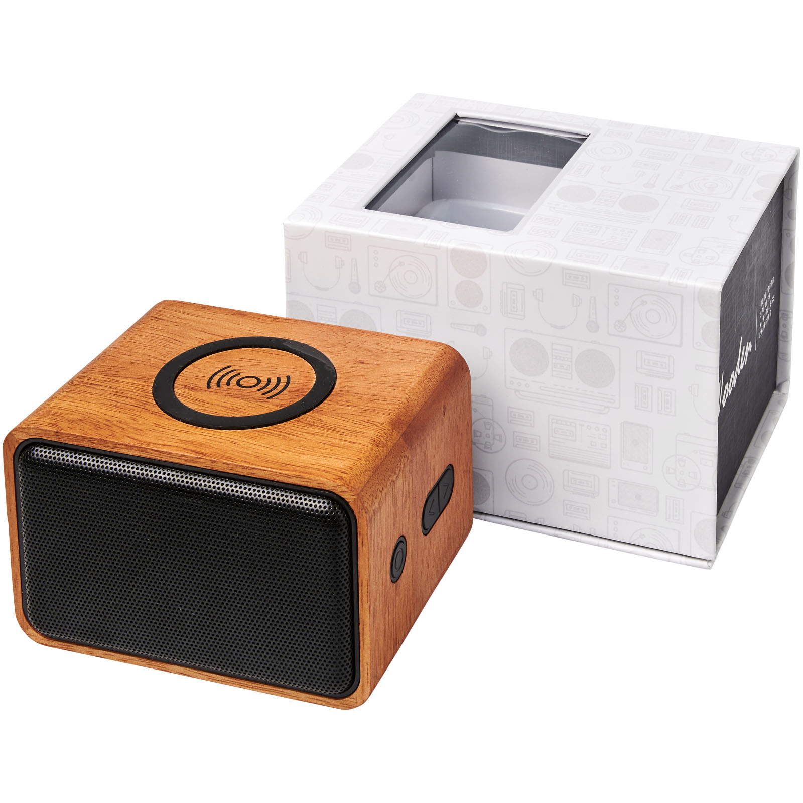 Haut-parleur Bluetooth en bois - Chantilly - Zaprinta Belgique