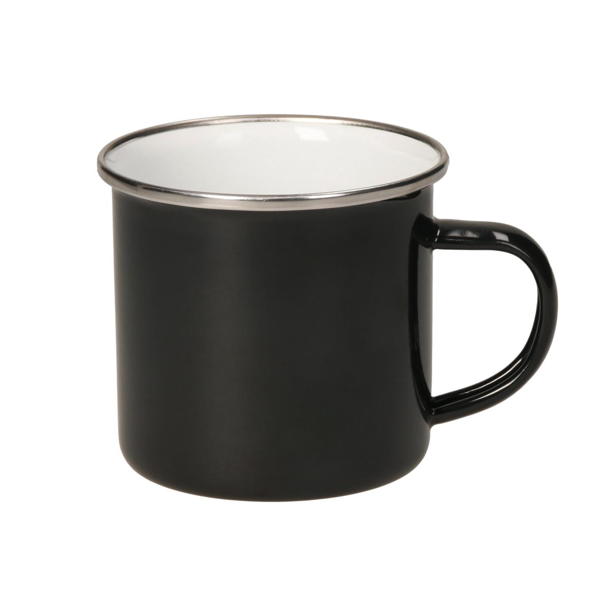 Tasse à Café en Acier Émaillé Rétro 300ml - Champeau - Zaprinta Belgique