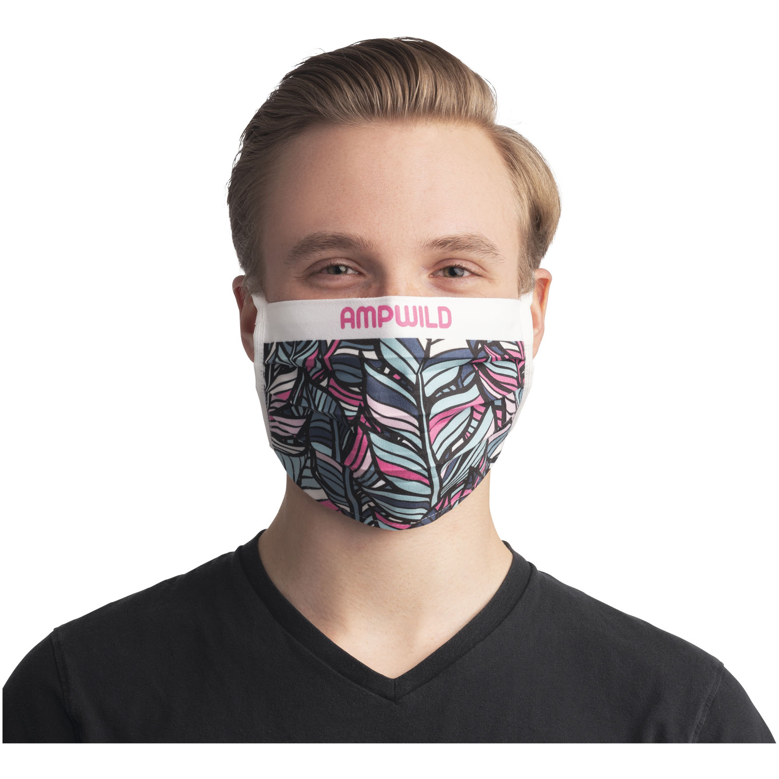 Herbruikbaar sublimatie masker met koorden - Assenede