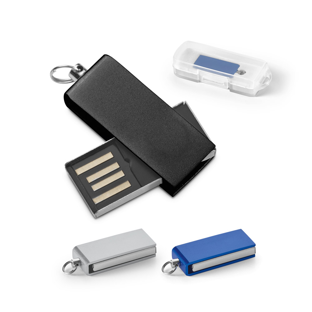 Clé USB compacte en aluminium - Juneau - Zaprinta Belgique