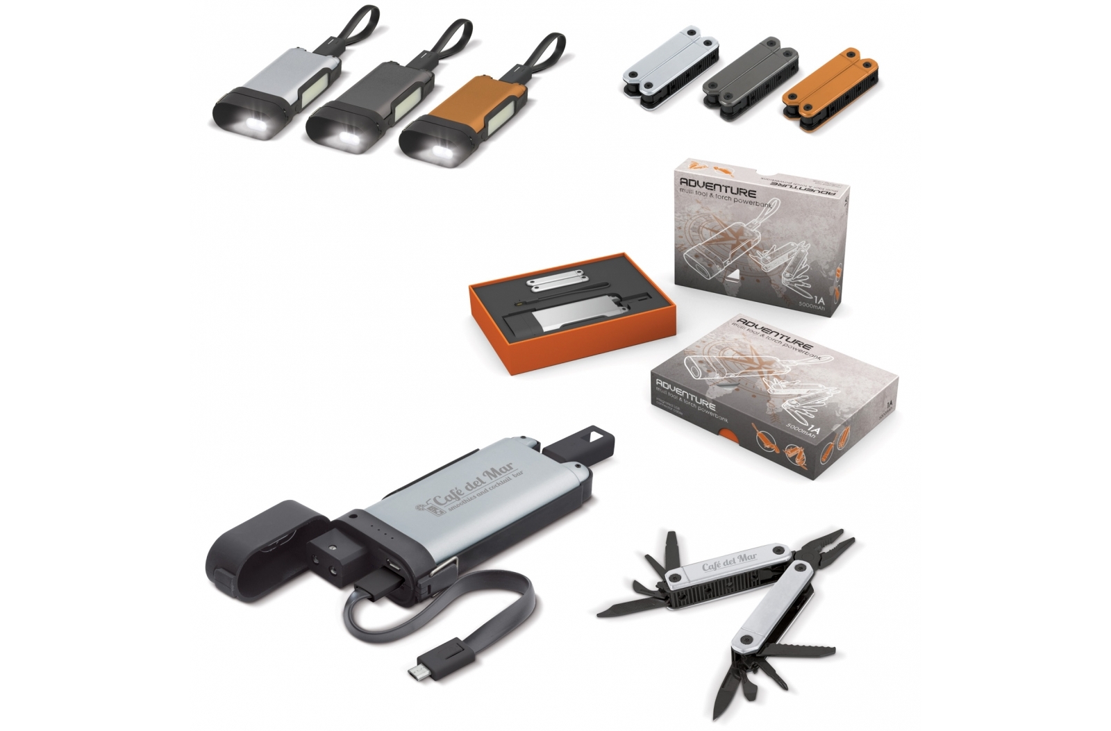 Ensemble Powerbank Aventure 5000mAh - Briord - Zaprinta Belgique