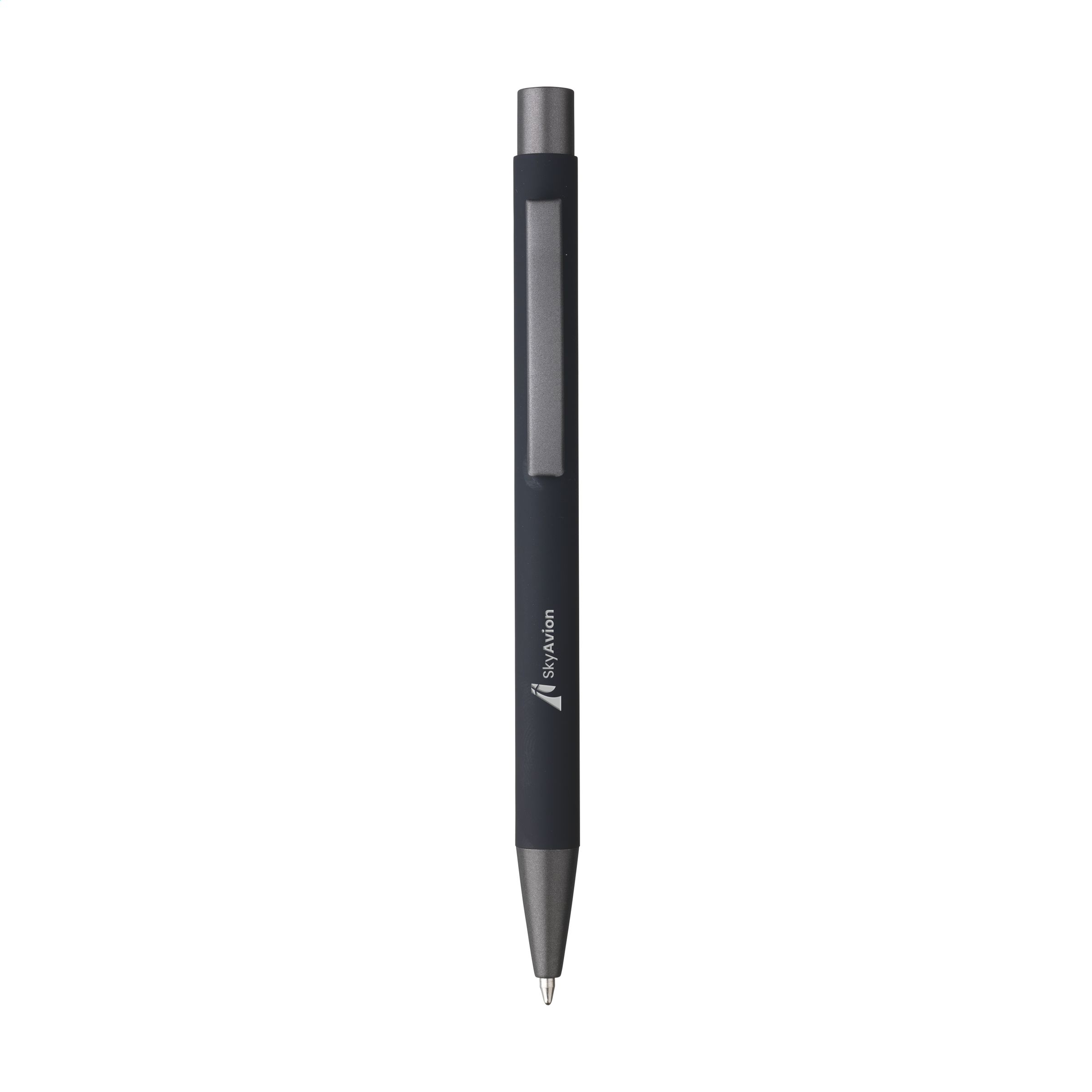 Zachte Touch Gerecycleerde Aluminium Pen - Stekene