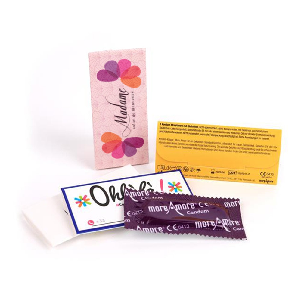 Préservatif personnalisé MoreAmore® pocket - PR05