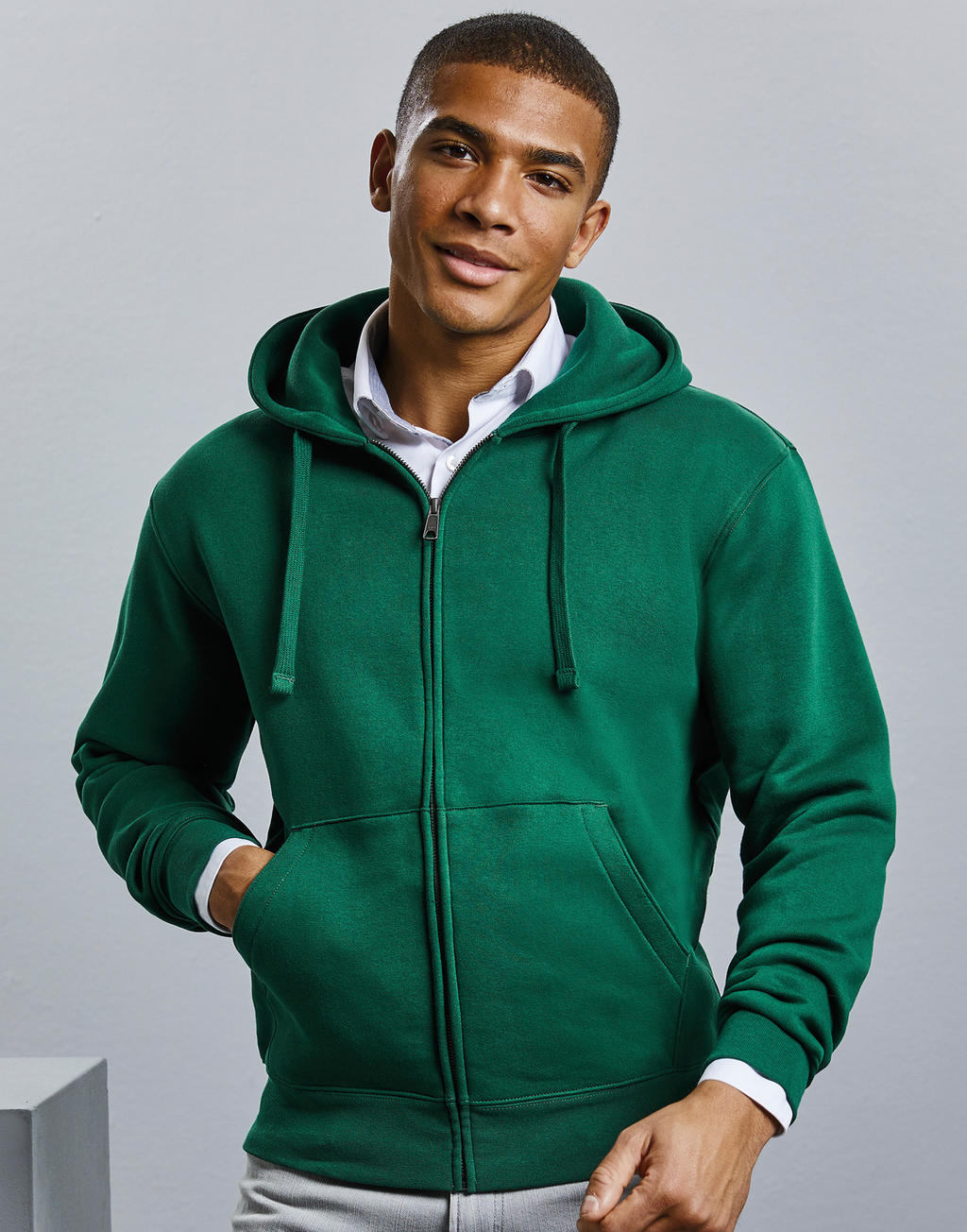 Heren Comfortabele Rits Hoodie - Ravels