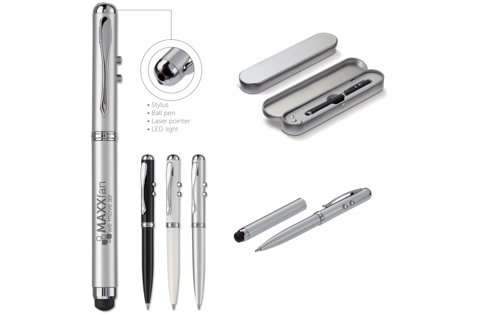 4-in-1 metalen laserpen - Hemiksem