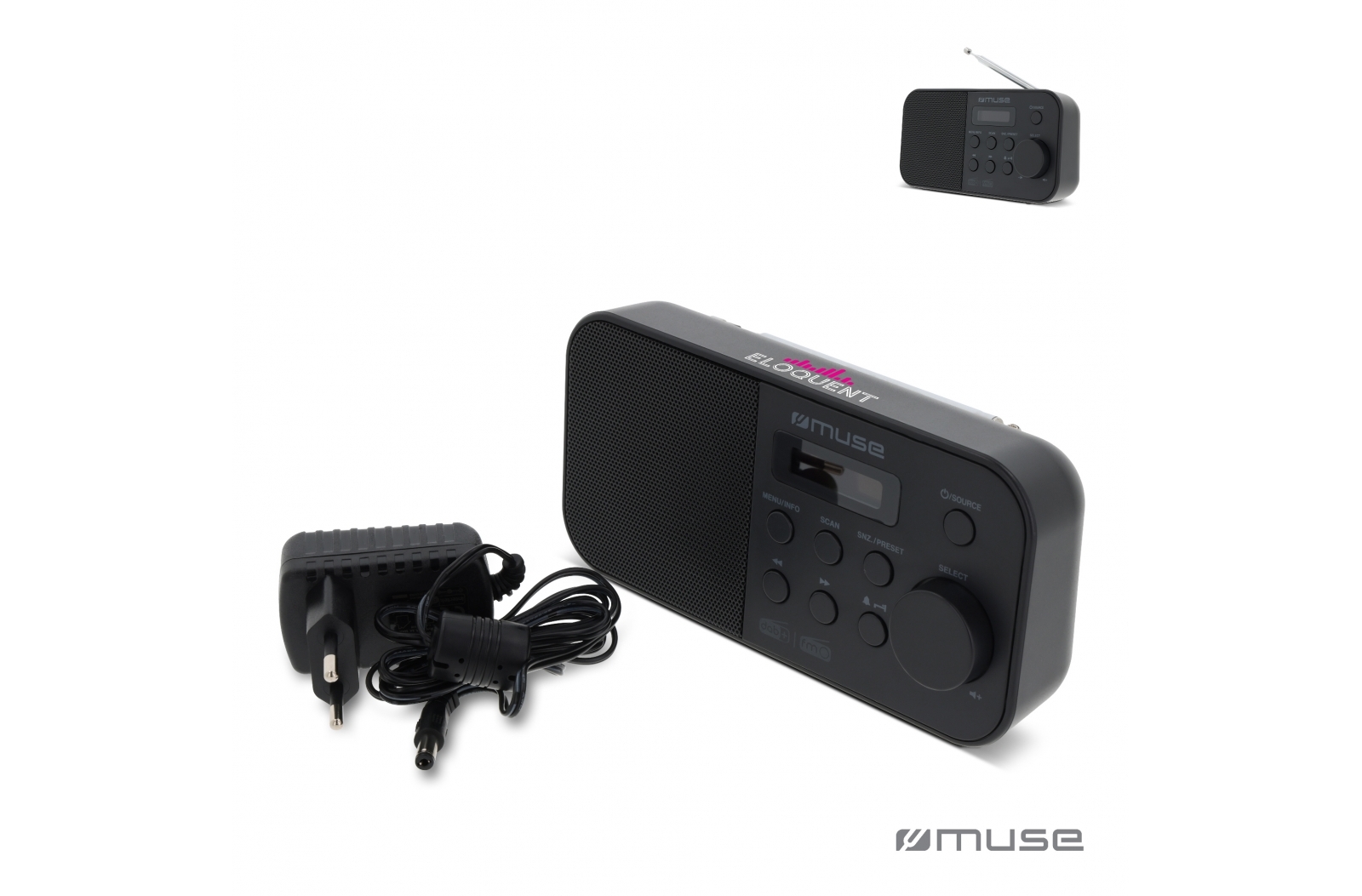 M-109 DB | Muse Radio portable FM/DAB+