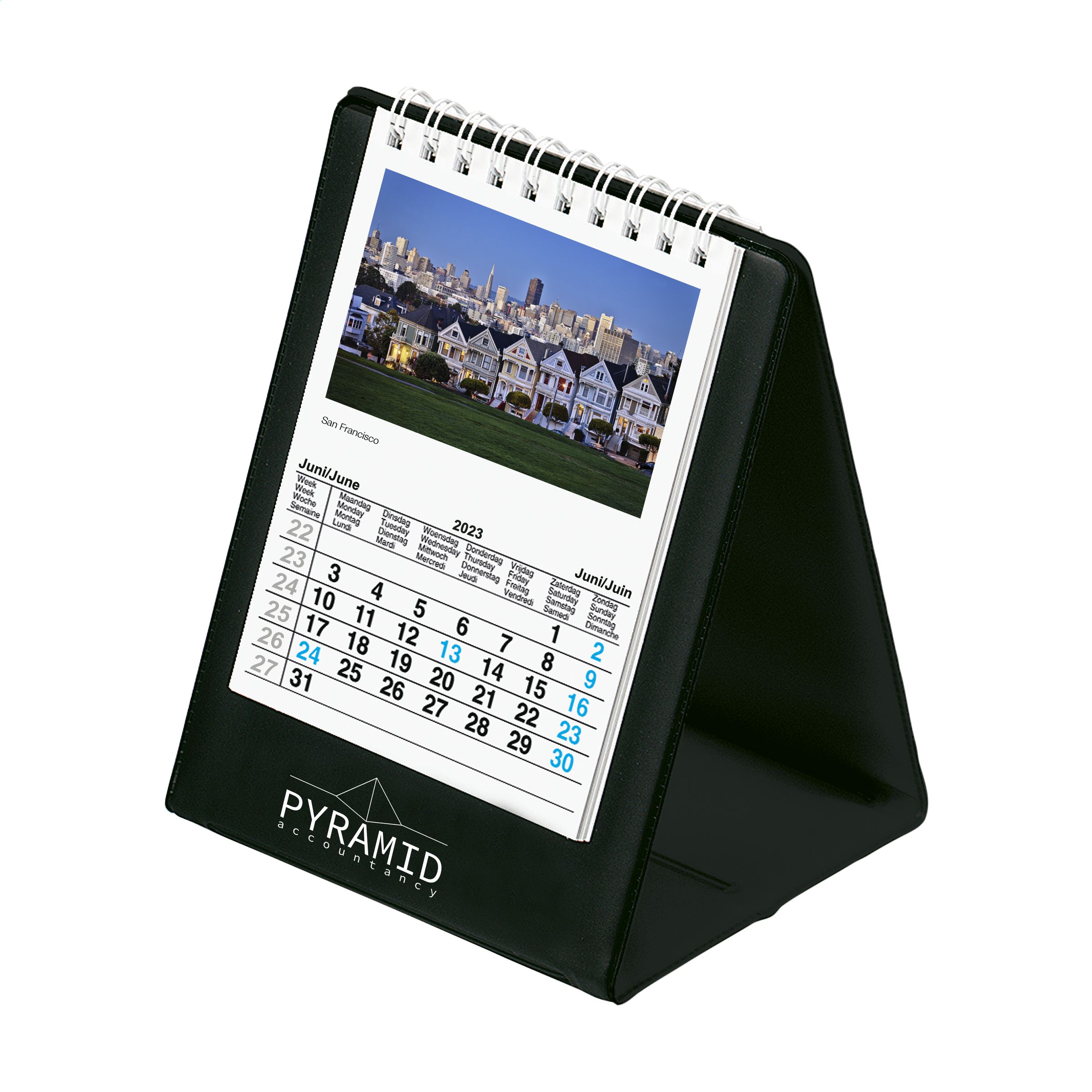 Calendrier de bureau en langue avec Skyline - Bussy-Saint-Martin