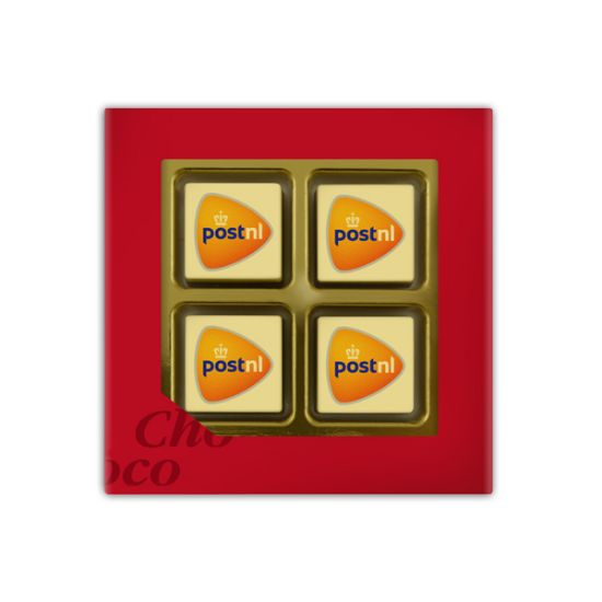 Logo Chocolade Geschenkdoos 4 Bonbons - Herenthout