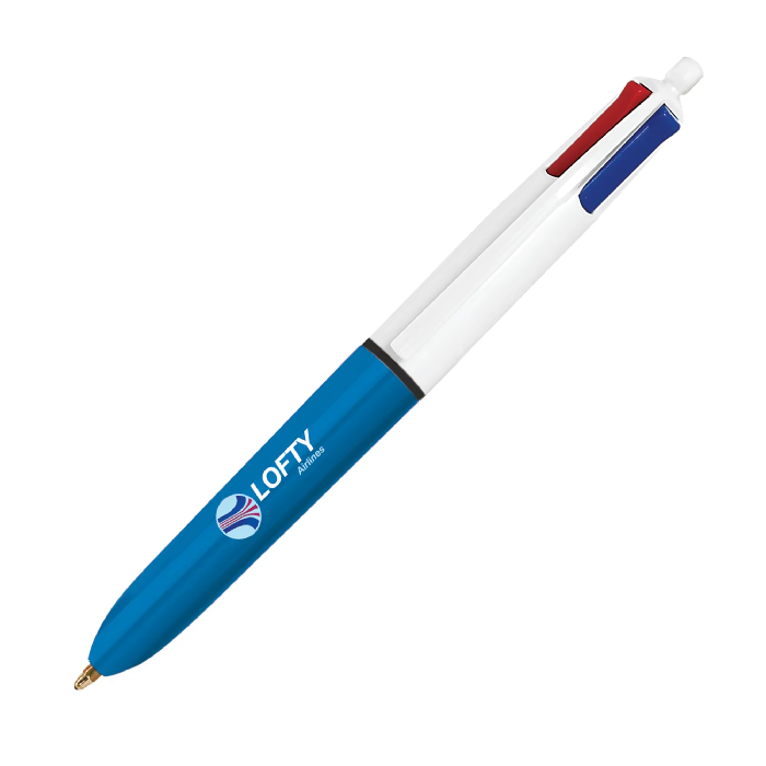 Stylo bic 4 couleurs personnalisé - Zaprinta Belgique